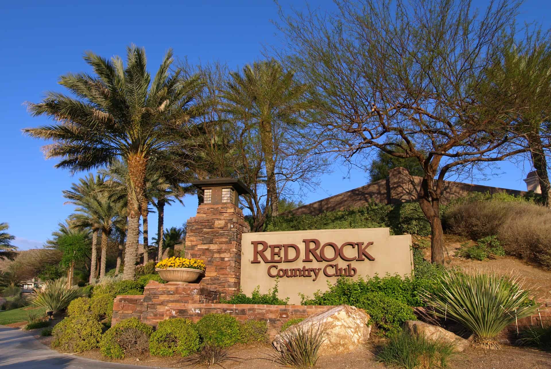 Red Rock country club entrance